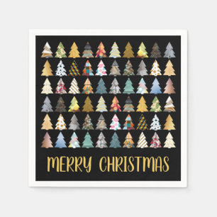 Festliche Bäume, Weihnachts-Party Serviette