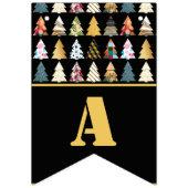 Festliche Bäume, Weihnachts-Party Wimpelkette (Dritte Fahne)