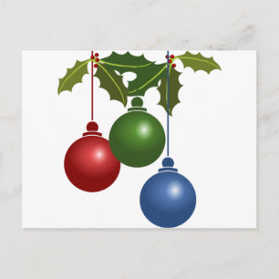 Festliche Bausteine Postkarte