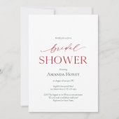 Festliche Berry Bridal Dusche Einladung (Vorderseite)