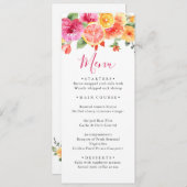 Festliche Blume Blumenzitrus Brautparty Einladung (Vorne/Hinten)