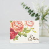 Festliche Blume für den Frauentag Postkarte (Stehend Vorderseite)