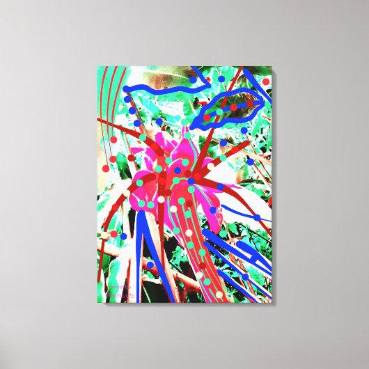 Festliche Blume Leinwanddruck (Vorderseite)