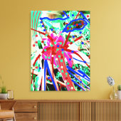 Festliche Blume Leinwanddruck (Insitu (Wohnzimmer))