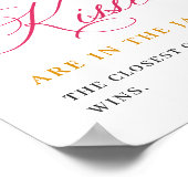 Festliche Blume schätzt wie viele Brautpartys Poster (Ecke)