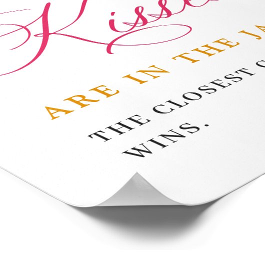 Festliche Blume schätzt wie viele Brautpartys Poster (Ecke)