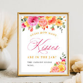 Festliche Blume schätzt wie viele Brautpartys Poster