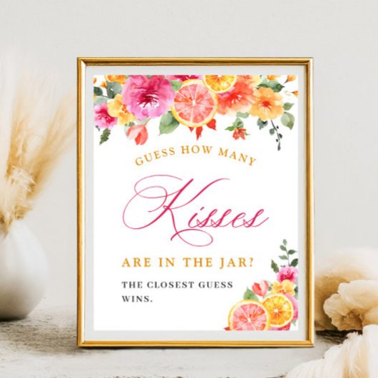 Festliche Blume schätzt wie viele Brautpartys Poster