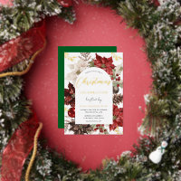 Festliche Blumen Corporate Familien-Weihnachtsfeie