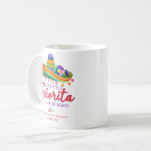 Festliche Blumenfiesta Little Señorita Babydusche Kaffeetasse (Vorderseite Links)
