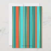 Festliche Bohemische Blumengeburt Einladung (Rückseite)