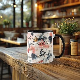 Festliche Boho-Chic-Personalisierte Tasse für Erwa