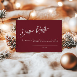 Festliche Burgundy Red Baby Duwer Windelwanne