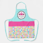 Festliche Cupcake-Pop Schürze (Vorderseite)