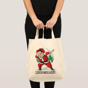 Festliche Dabbing Weihnachtsfest und Weihnachtsfei Tragetasche