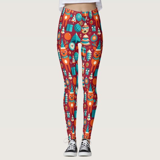 Festliche Darstellung Leggings (Vorderseite)