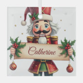 Festliche Dekoration Personalisierter Nutcracker W (Vorderseite)