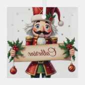 Festliche Dekoration Personalisierter Nutcracker W (Rückseite)