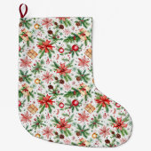 Festliche Dekoration Weihnachten Großer Weihnachtsstrumpf (Vorderseite)