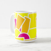Festliche Doodle-Kunst 42 Kaffeetasse (Vorderseite Links)