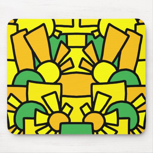 Festliche Doodle-Kunst 42 Mousepad (Vorne)