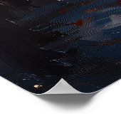 Festliche Dorffeier im Stil eines Impressionisten Poster (Ecke)