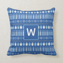 Festliche Dreidel-Icons Hanukkah-Feiertag Blau Gol