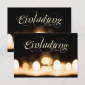 Festliche Einfrage mit Stil! Save The Date (Vorne/Hinten)