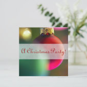 Festliche Einladung (Stehend Vorderseite)