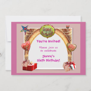 Festliche Einladung zum Geburtstag