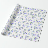 Festliche Elegante Snowflake Weihnachtsbaummuster Geschenkpapier (Ungerollt)