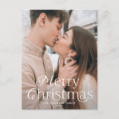 Festliche Eleganz Frohe Weihnachten Foto (Vorderseite)