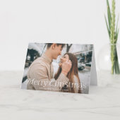 Festliche Eleganz Frohe Weihnachten Foto (Vorderseite)