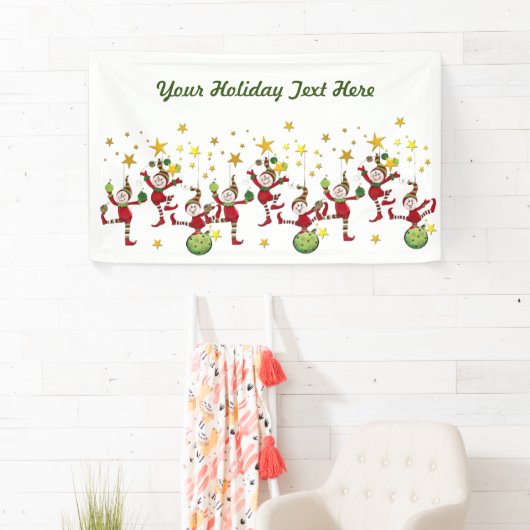 Festliche Elfen Weihnachten Banner (Insitu)