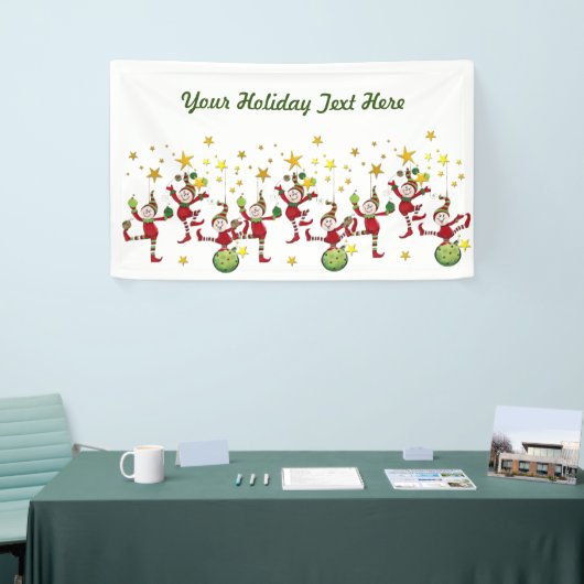 Festliche Elfen Weihnachten Banner (Messeveranstaltung)