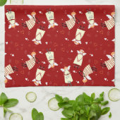 Festliche Engel Küchentücher (Gefaltet)