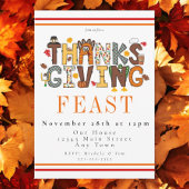 Festliche Erntedank Feste Türkei Fußball Blätter Einladung