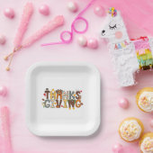 Festliche Erntedank Feste Türkei Fußball Blätter Pappteller (Party)