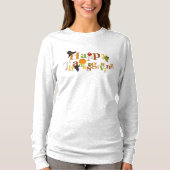 Festliche Erntedank-Text-Entwurfs-Strickjacke T-Shirt (Vorderseite)