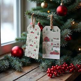 Festliche FALA Vintage Weihnachtsbaumfarm bis ab G Geschenkanhänger