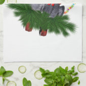 Festliche Featherballs Küchentücher (Gefaltet)