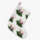 Festliche Featherballs Weihnachts-Strumpf Kleiner Weihnachtsstrumpf (Vorderansicht (hängend))