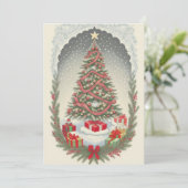 Festliche Feier Feiertagskarte (Stehend Vorderseite)