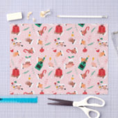 Festliche Feiertage - Muster für Feiertage Seidenpapier (Handwerk)