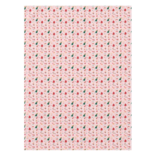 Festliche Feiertage - Muster für Feiertage Tischdecke (Vorderseite)