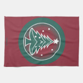 Festliche Feste: Ein Weihnachtsgenuss Geschirrtuch (Horizontal)