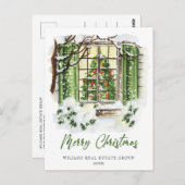 Festliche Festtage Weihnachten Weihnachten Unterne Postkarte (Vorne/Hinten)