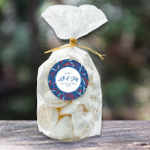 Festliche Feuerwerke Custom 4. Juli Party Runder Aufkleber