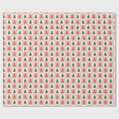 Festliche Flurries ein Weihnachtsfest Geschenkpapier (Flach)