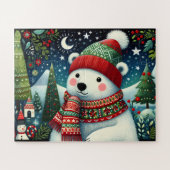 Festliche Folklore Weihnachten Puzzle (Horizontal)